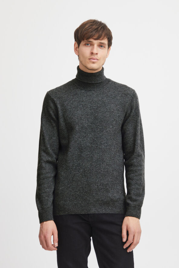 Casual Friday CFKARL roll neck bounty knit Pewter mix