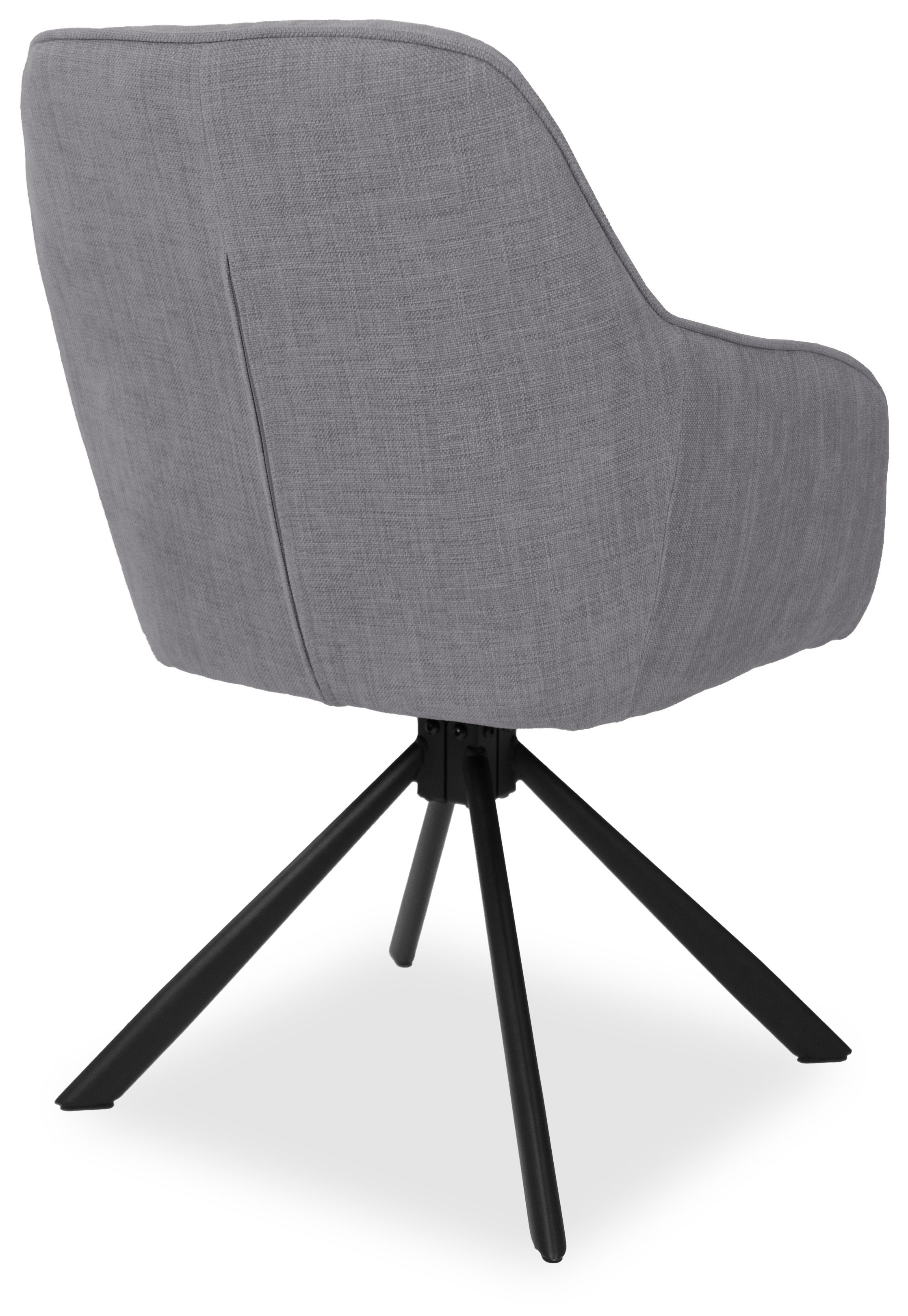Eetkamerstoel Graphite Madie B60 x D63 x H88 cm