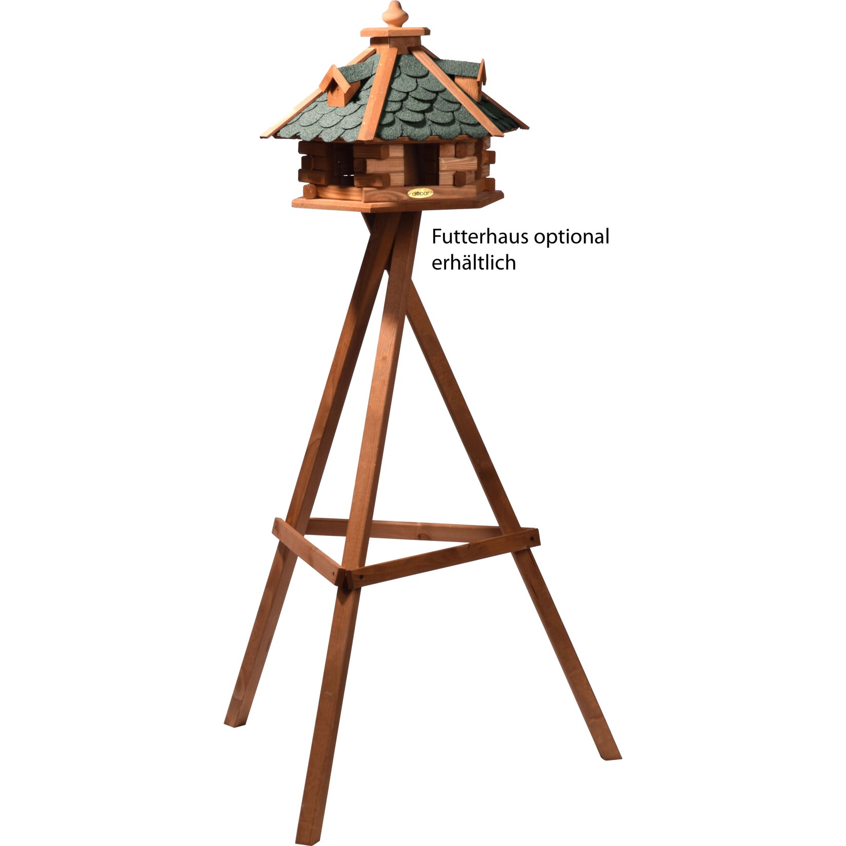 Dobar Rustikaler Vogelhaus-Ständer mit 3 Standbeinen