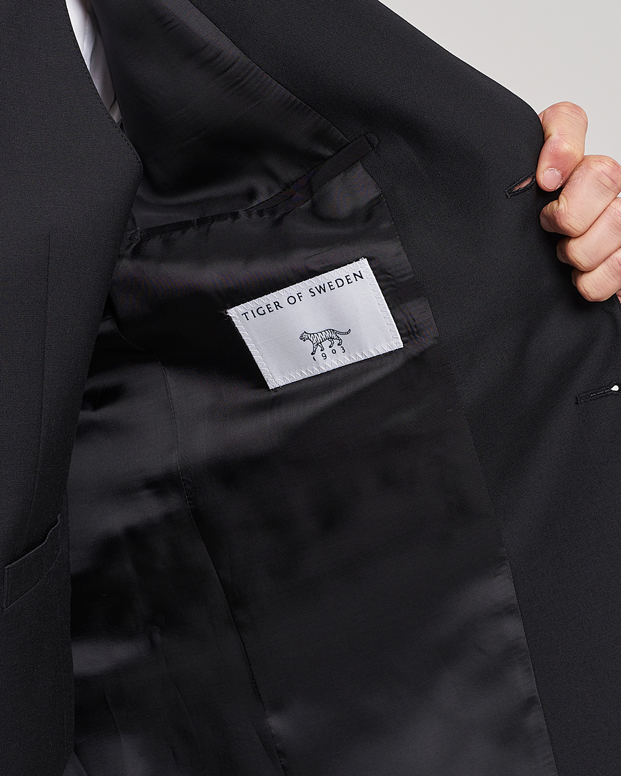 Tiger of Sweden Jerretts Wool Travel Suit Black