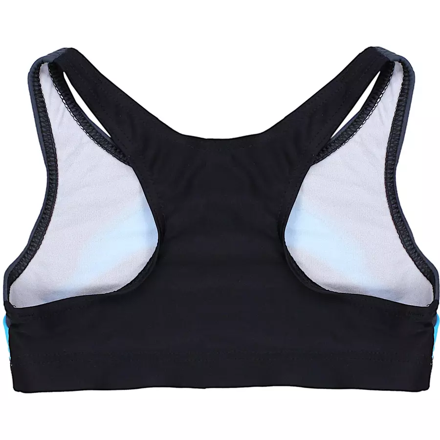 Aquarti Mädchen Sport Bikini Racerback Bustier & Bikinislip blau