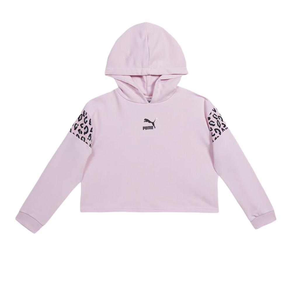 Puma Sweat à Capuche Rose Fille Puma Summer Roar