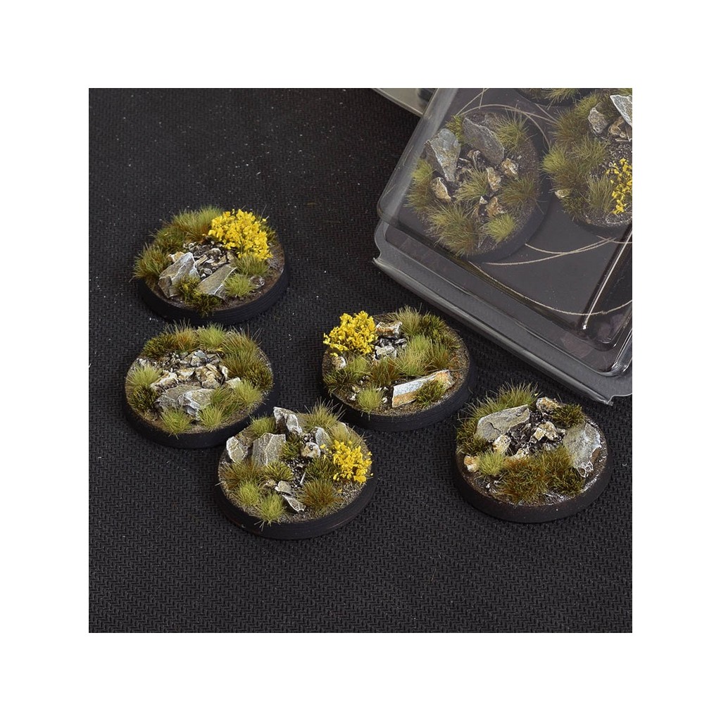 Highland Bases, Round 40mm (x5)