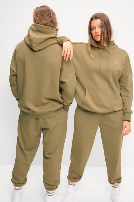 Hoodie, oversized, Mini Statement-Print, Langarm, Unisex
