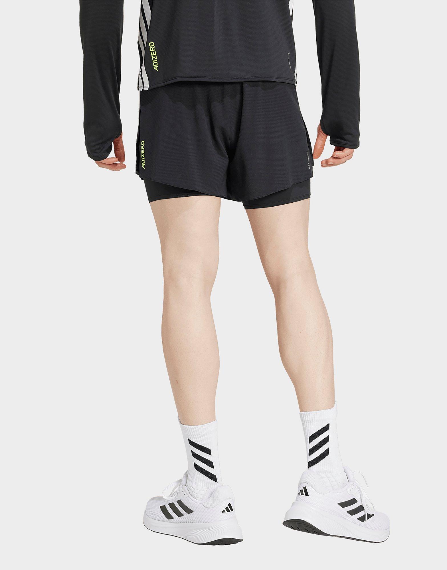 adidas Short poche gel 2 en 1 Adizero Running