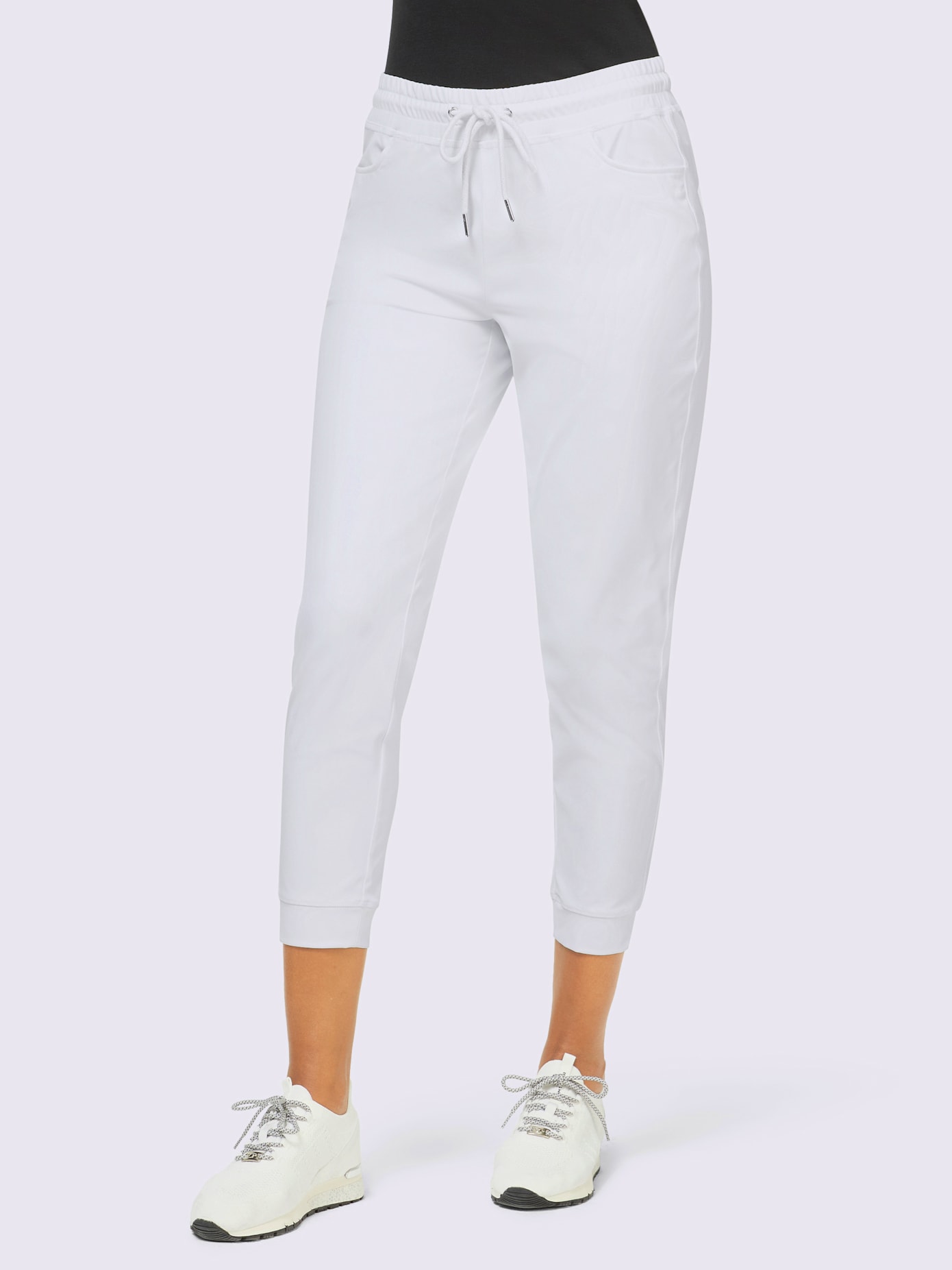 Pantalon couture flatlock aux finitions