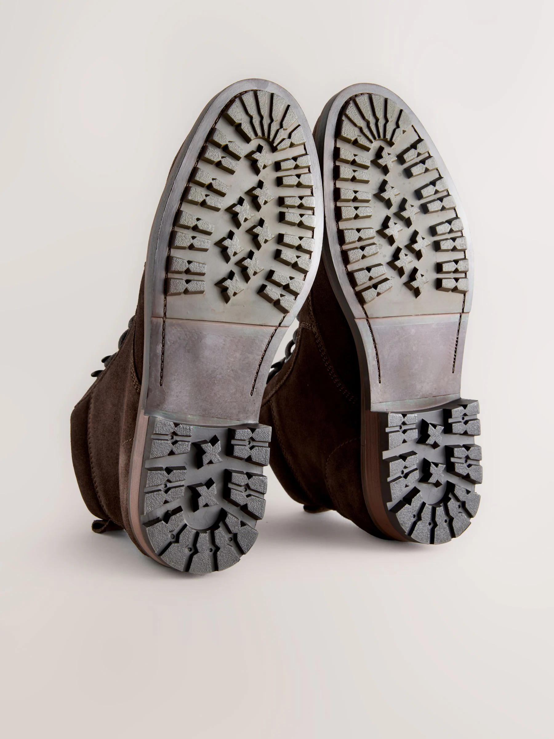 Bruin - Leren hoge schoenen