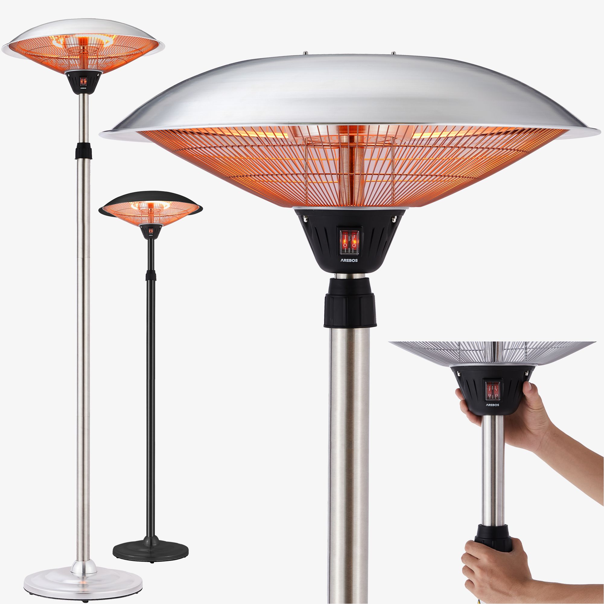Infrarot Terrassenheizstrahler 2000W