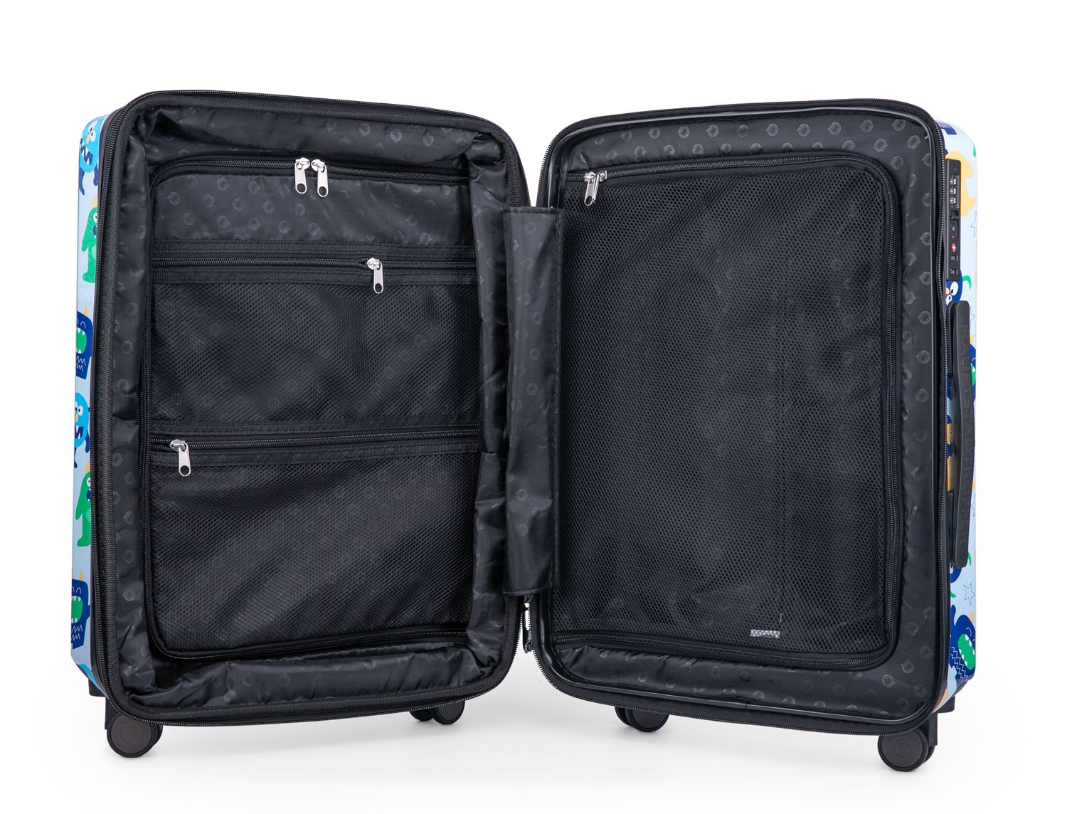 MITTE - mala de mão infantil SPACE Azul escuro fosco, TSA, 55 cm, 55 litros