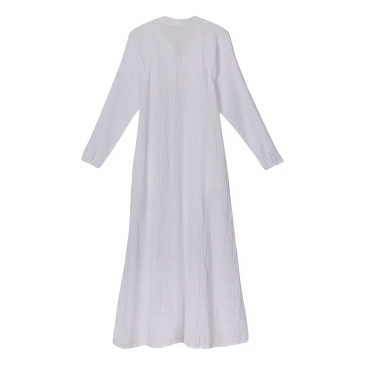 Xirena Robe Tabitha Gaze de Coton | Blanc