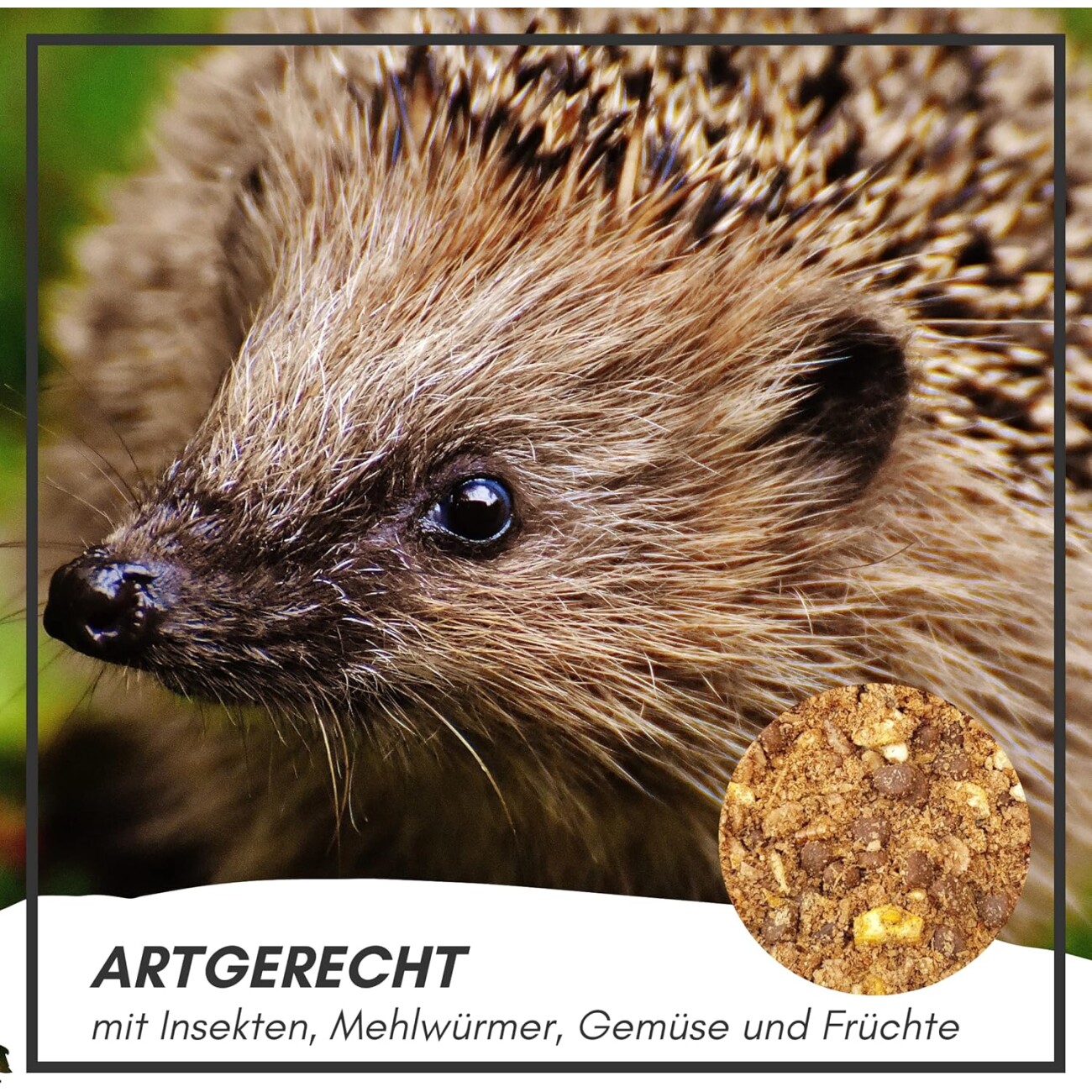Supravit Igelfutter mit Insekten - Artgerechtes Igel Futter mit Mehlwürmer, Krebstiere, Früchte & Gemüse - Abgestimmt auf die speziellen Ernährungsbedürfnisse 1 kg