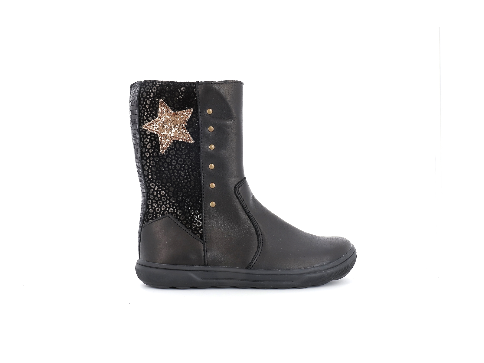 Bopy-STOLACHA Cuir Noir Bronze