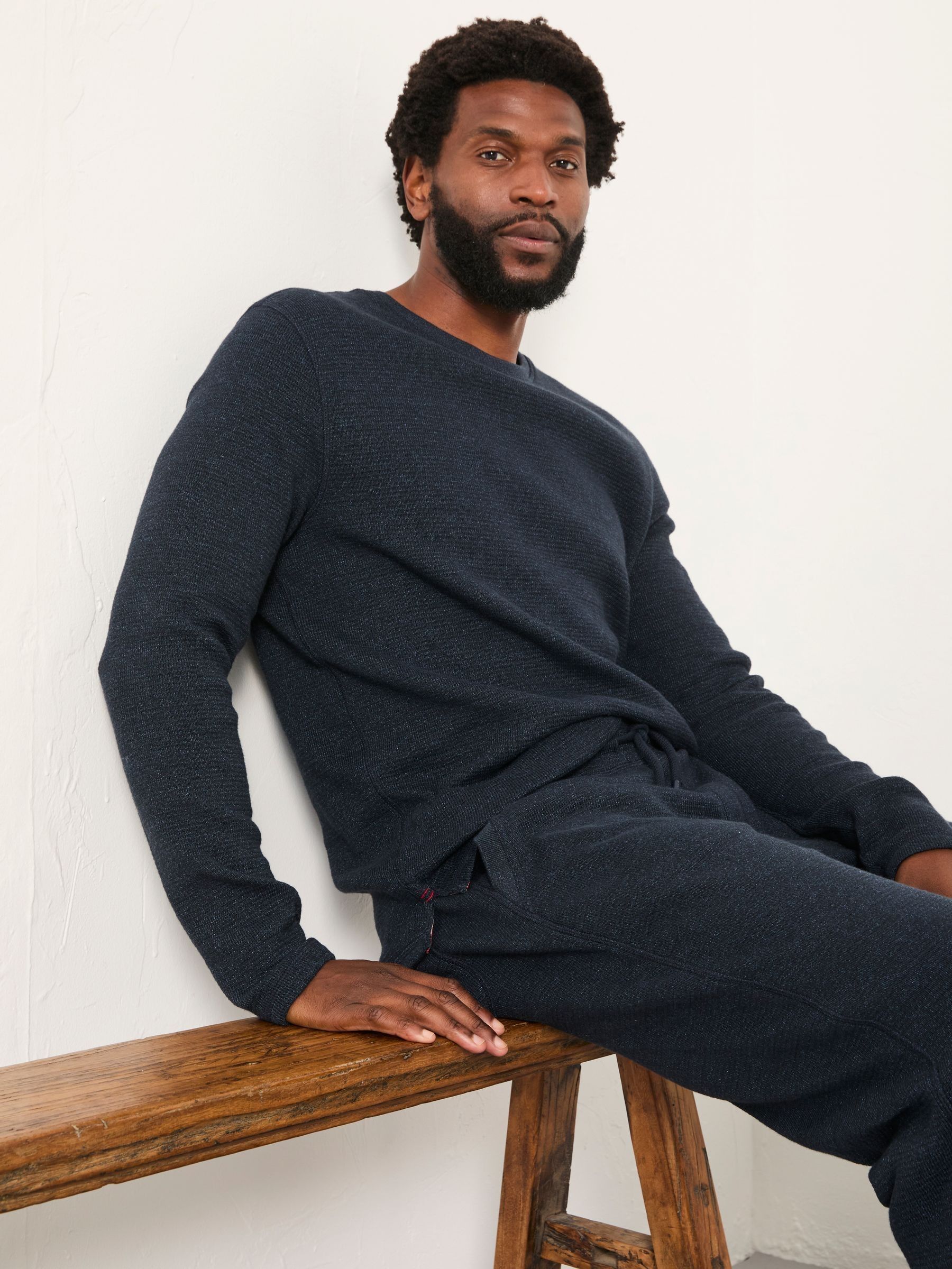 FatFace Textured Cuffed Loungepant