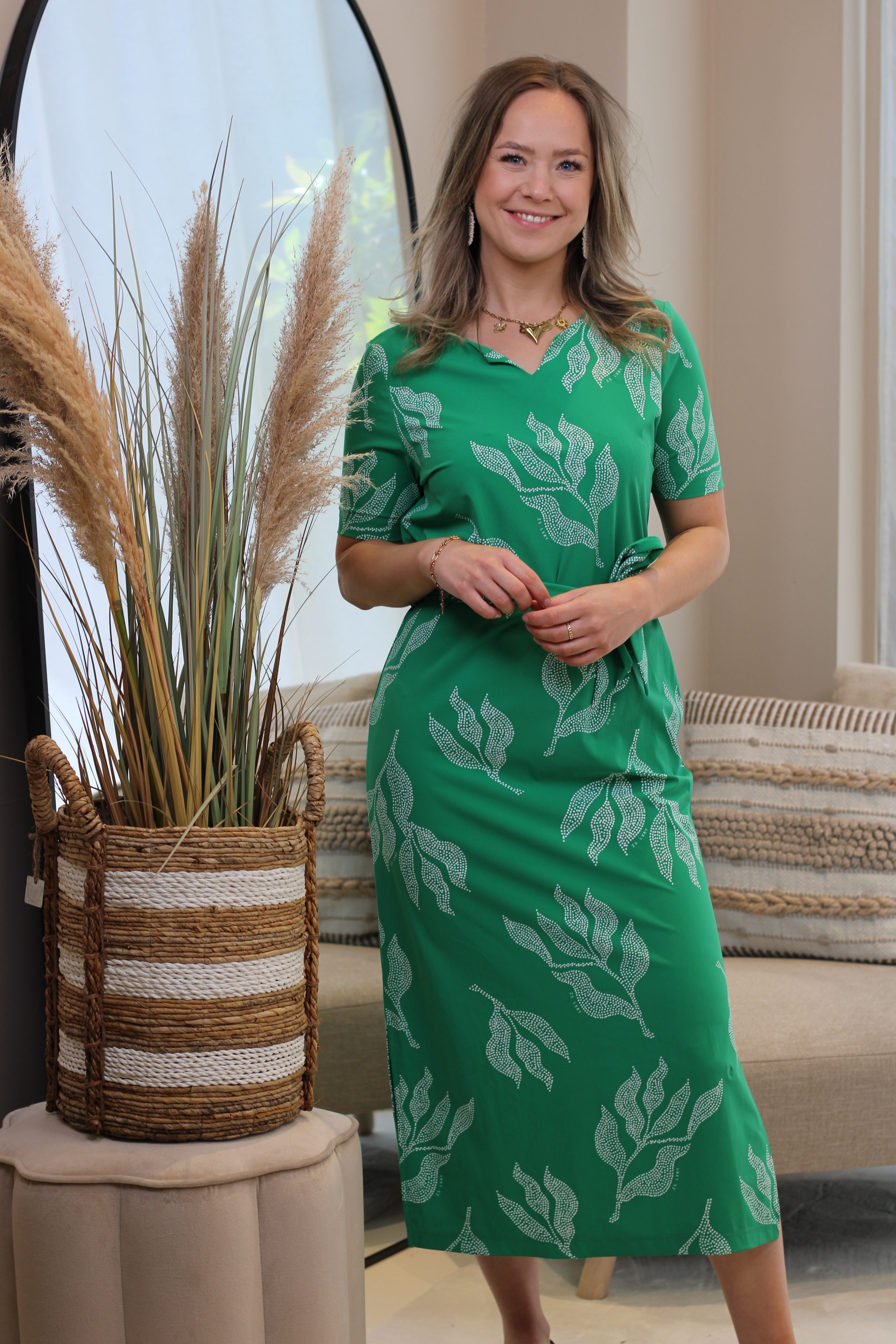 Zoso - Esmee Allover Printed Travel Dress - Green