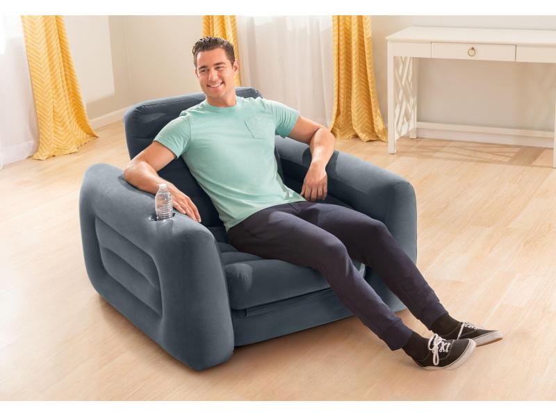 Intex Aufblasbarer Sessel Pull-Out Chair Aufblasbares Auszieh-Sofa
