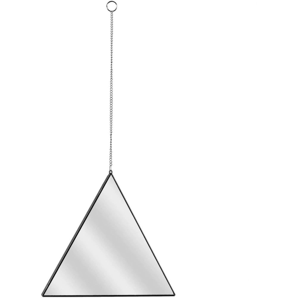 Miroir suspendu triangle noir louxor (lot de 3)