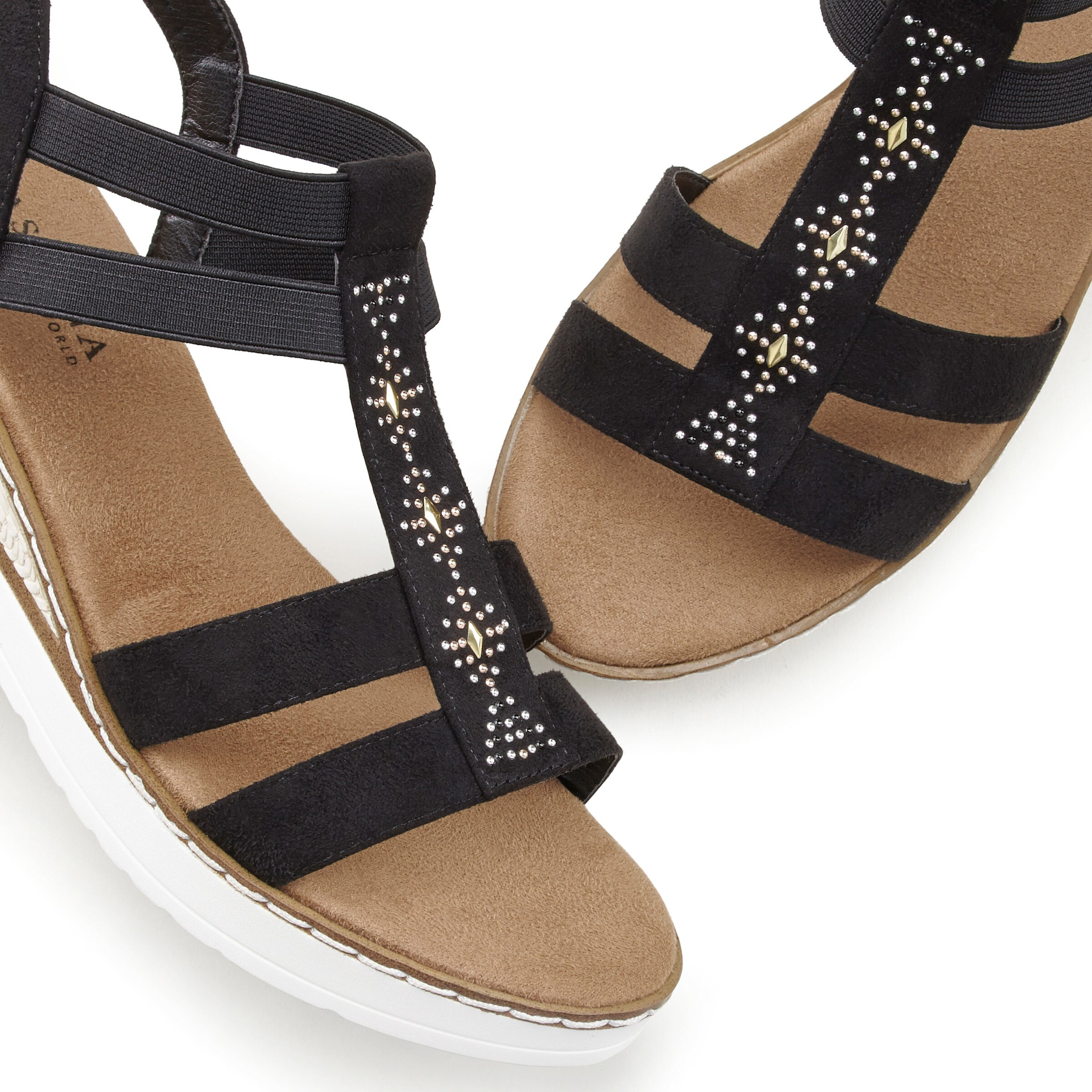 LASCANA Sandalette in schwarz