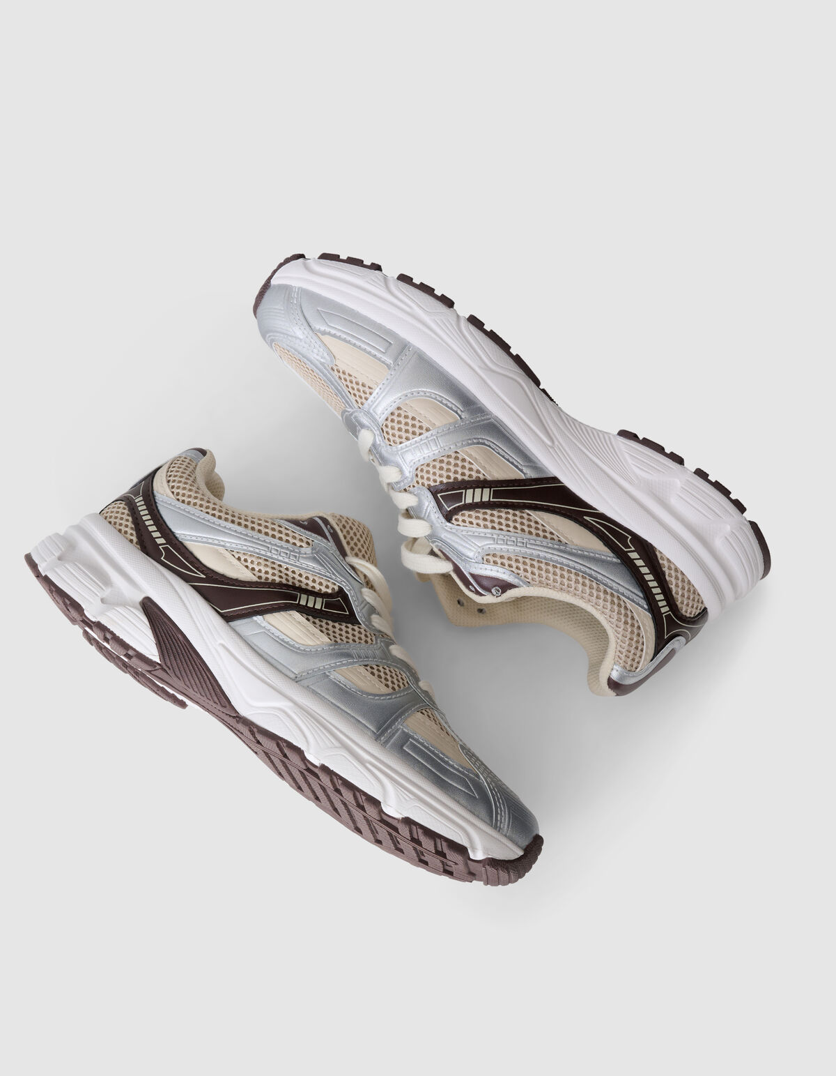 Mesh Sneaker Zilver