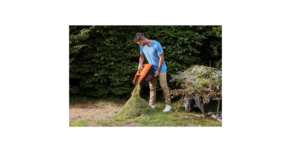 BLACK+DECKERBCMW3318L2-QW 2x 18V grasmaaier  (Oranje/zwart, 2x 18V 2.5Ah Accu en oplader inbegrepen)