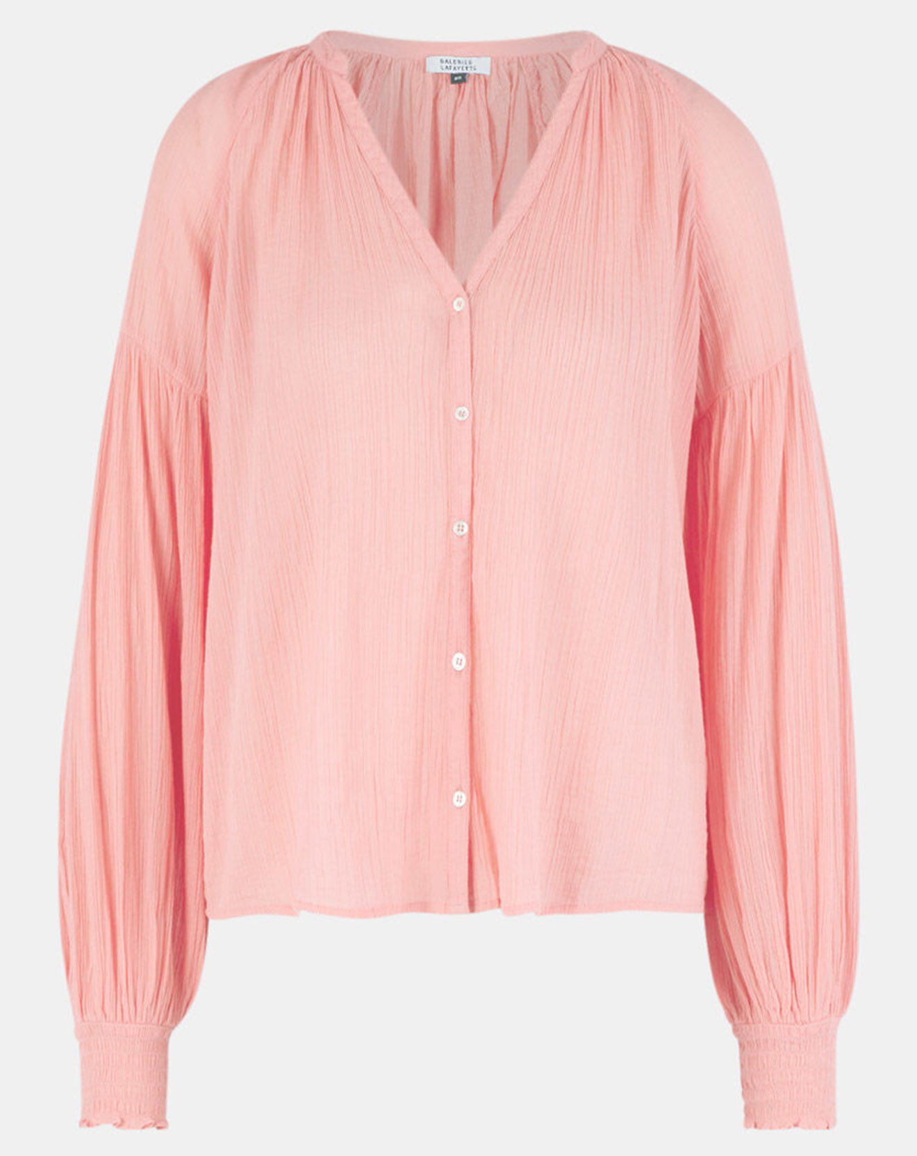 Galeries Lafayette Chemise Ethan ample rose