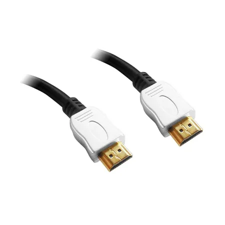 Eaxus Qualitäts HDMI zu HDMI Kabel, 1,8 Meter, GOLD