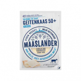 Maaslander 50+ geitenkaas plakken