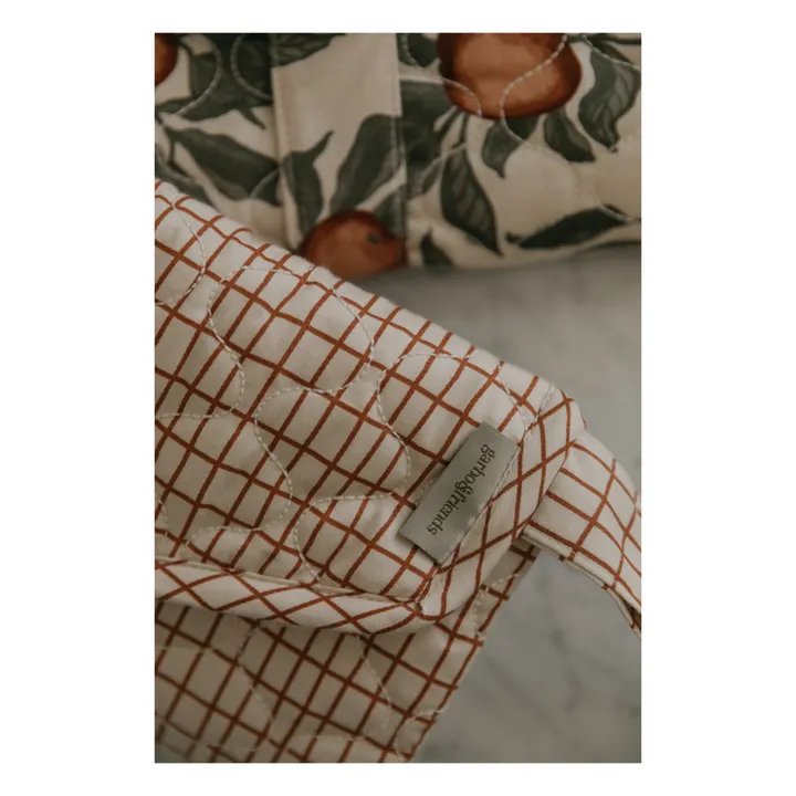 garbo&friends Matelas à langer de voyage Checks | Sienne