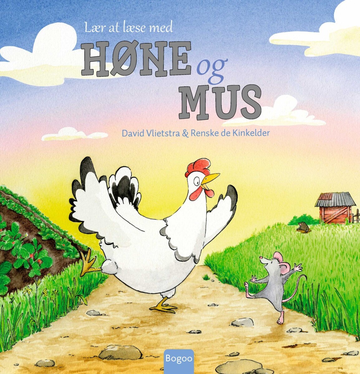 Lær At Læse Med Høne Og Mus - David Vlietstra - Bog