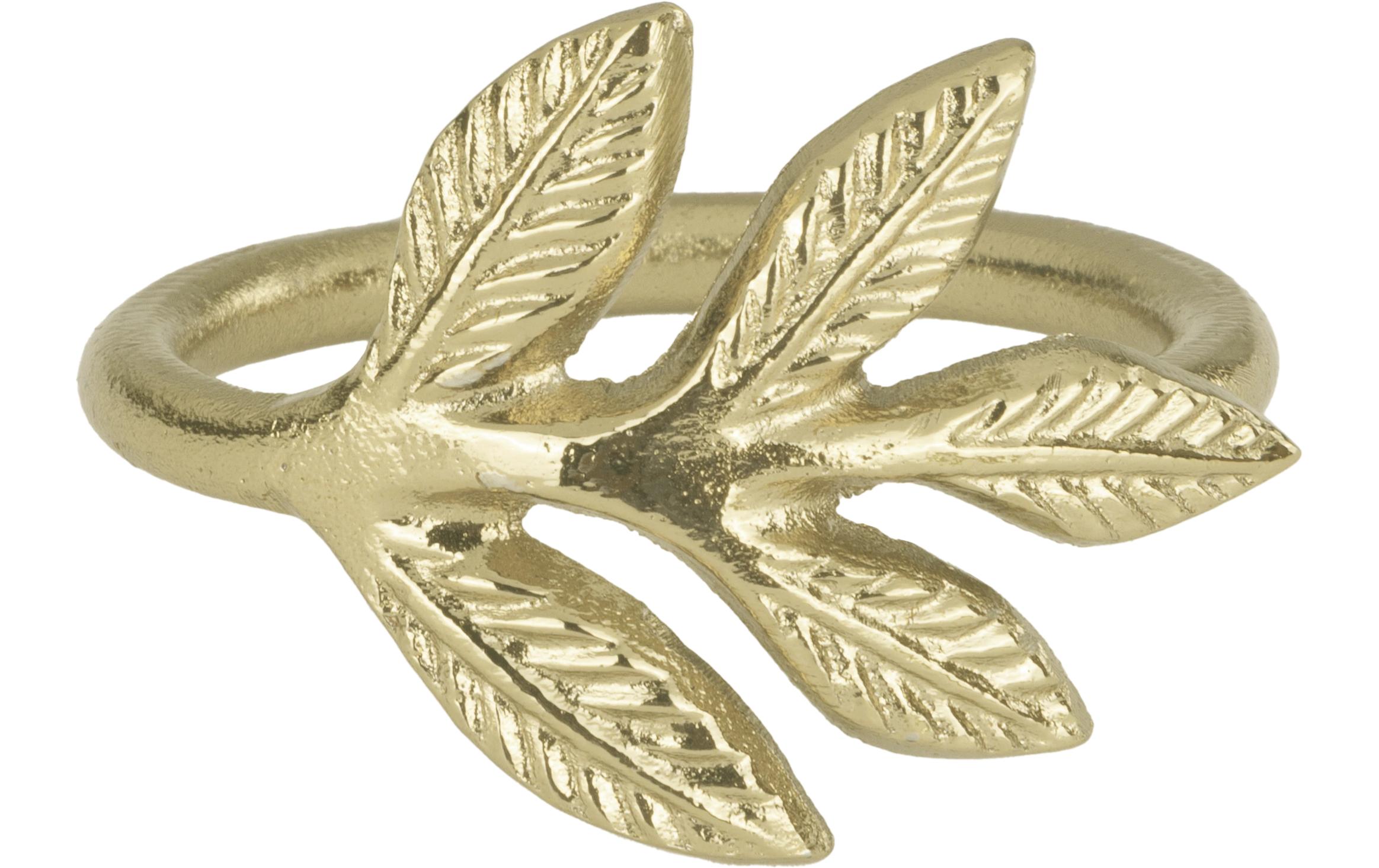 Serviettenring Janapur 5.5 x 4.3 cm, GoldLuxuriöser goldener Serviettenring für besondere Anlässe