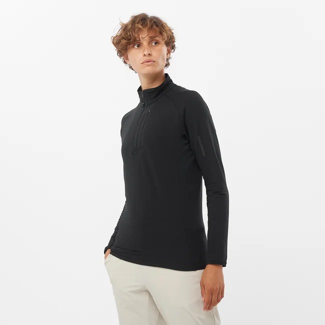 ESSENTIAL LIGHTWARM  Midlayer-Jacke mit halbem Reißverschluss Damen
