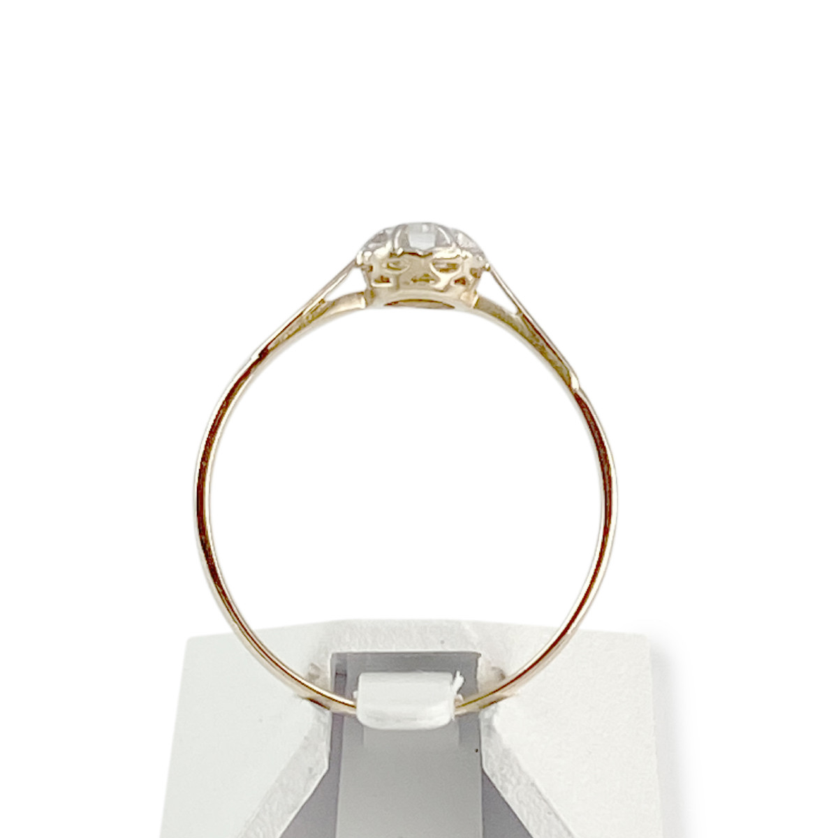 Bague d'occasion or 750 2 tons diamant