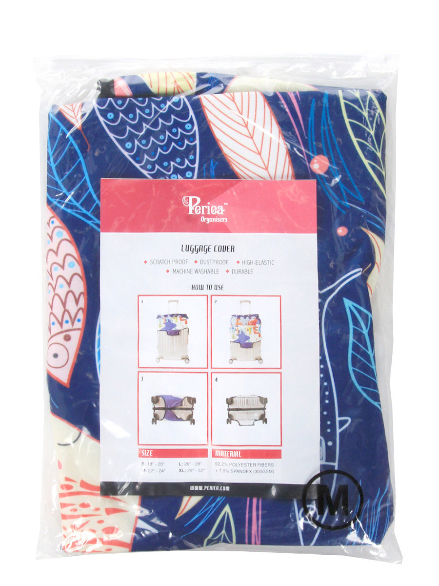 Housse de valise Periea Fish M