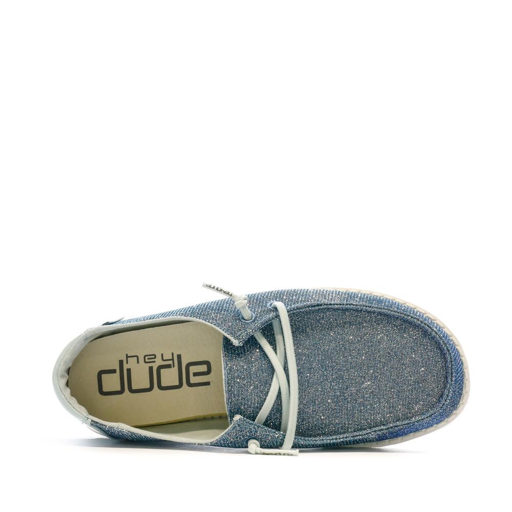 Hey Dude Chaussures Bleu Mixte Hey Dude Wendy