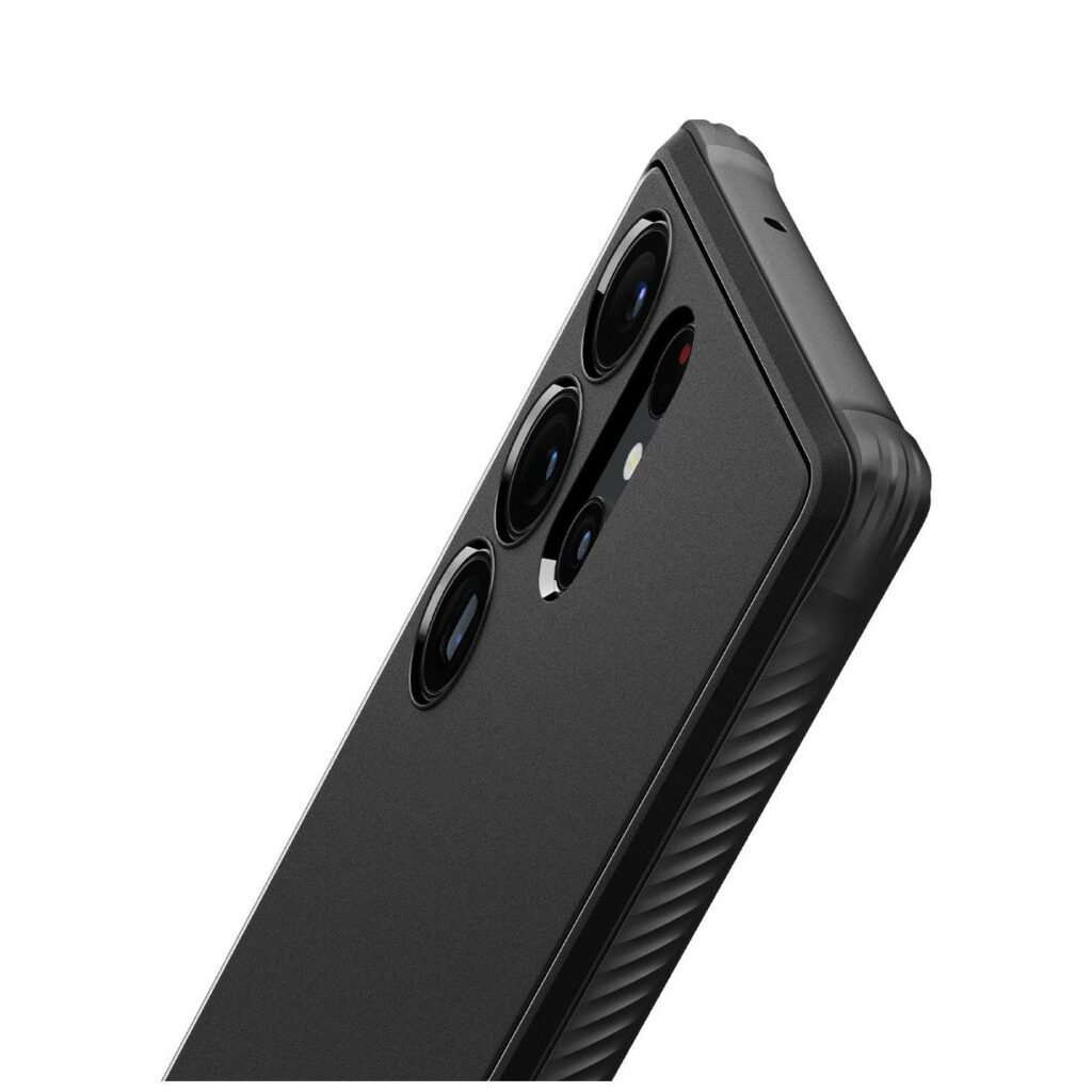 Samsung Galaxy S23 Ultra 5G Rugged Armor Hybrid Case Hülle (ACS05613) - Schwarz (Matt)