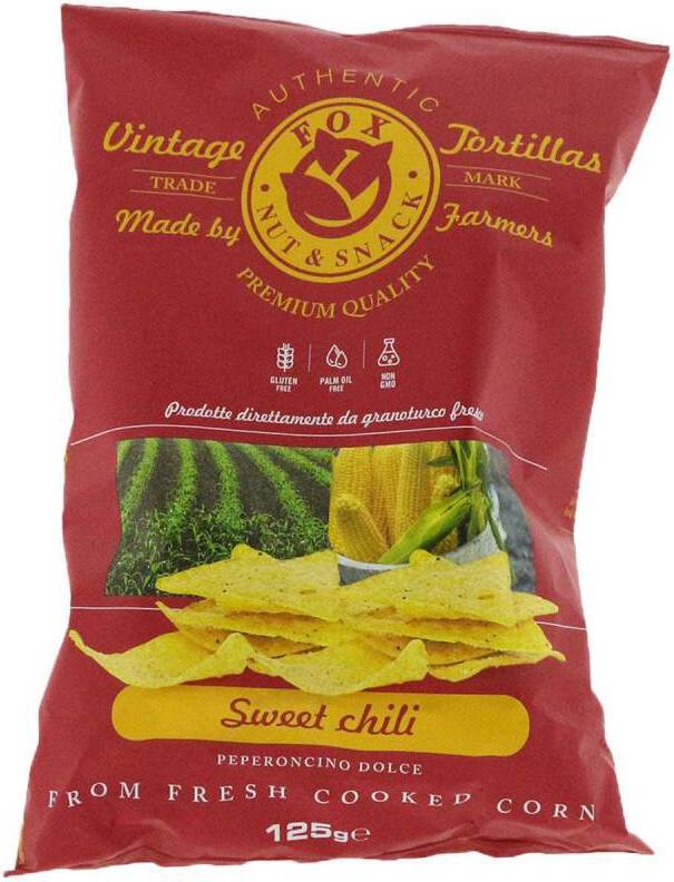 Fox Italia tortilla chips sweet chili 125 gr