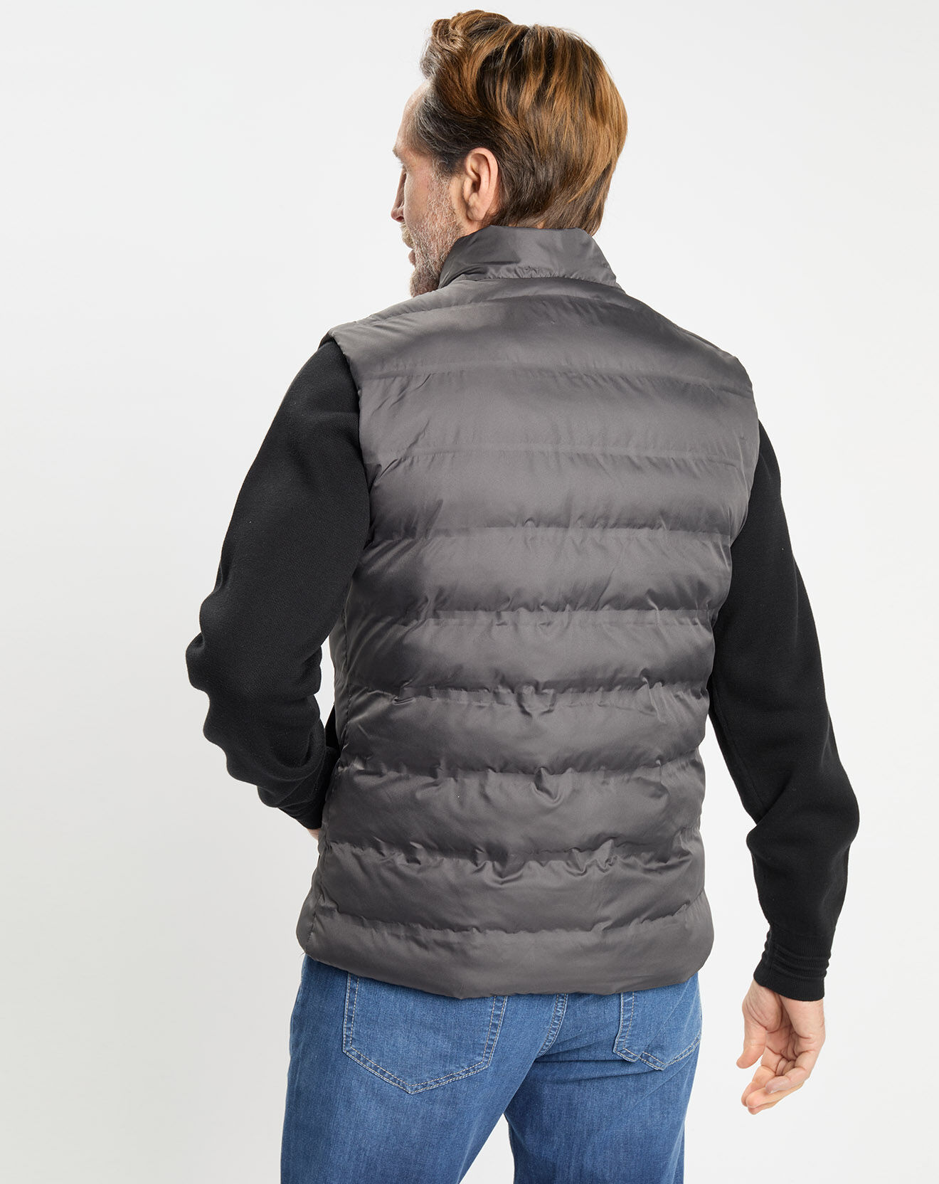 Hackett London Doudoune sans manches gris foncé