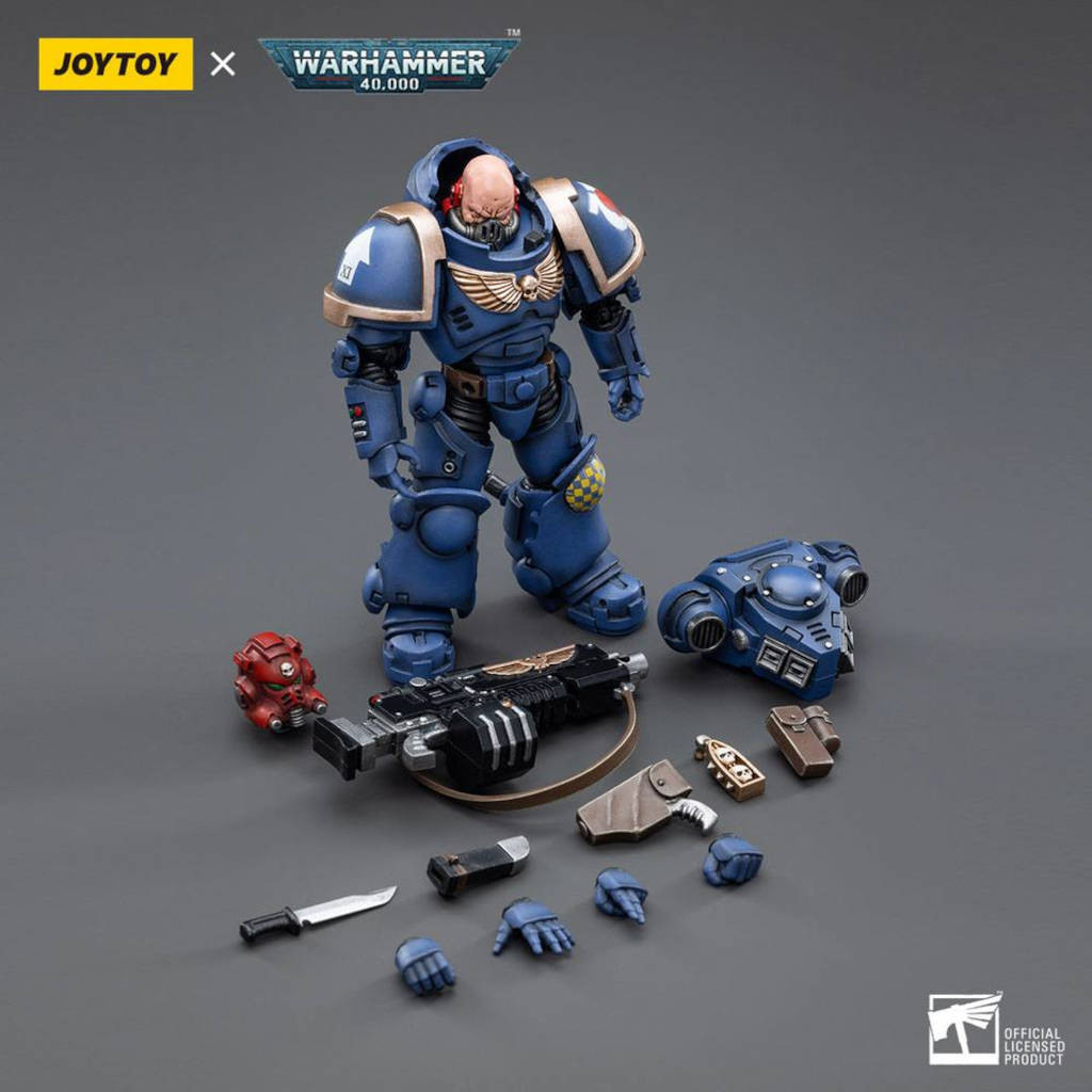 W40K - Figurine Joy Toy : Ultramarines Heavy Intercessor Aetus Gardane