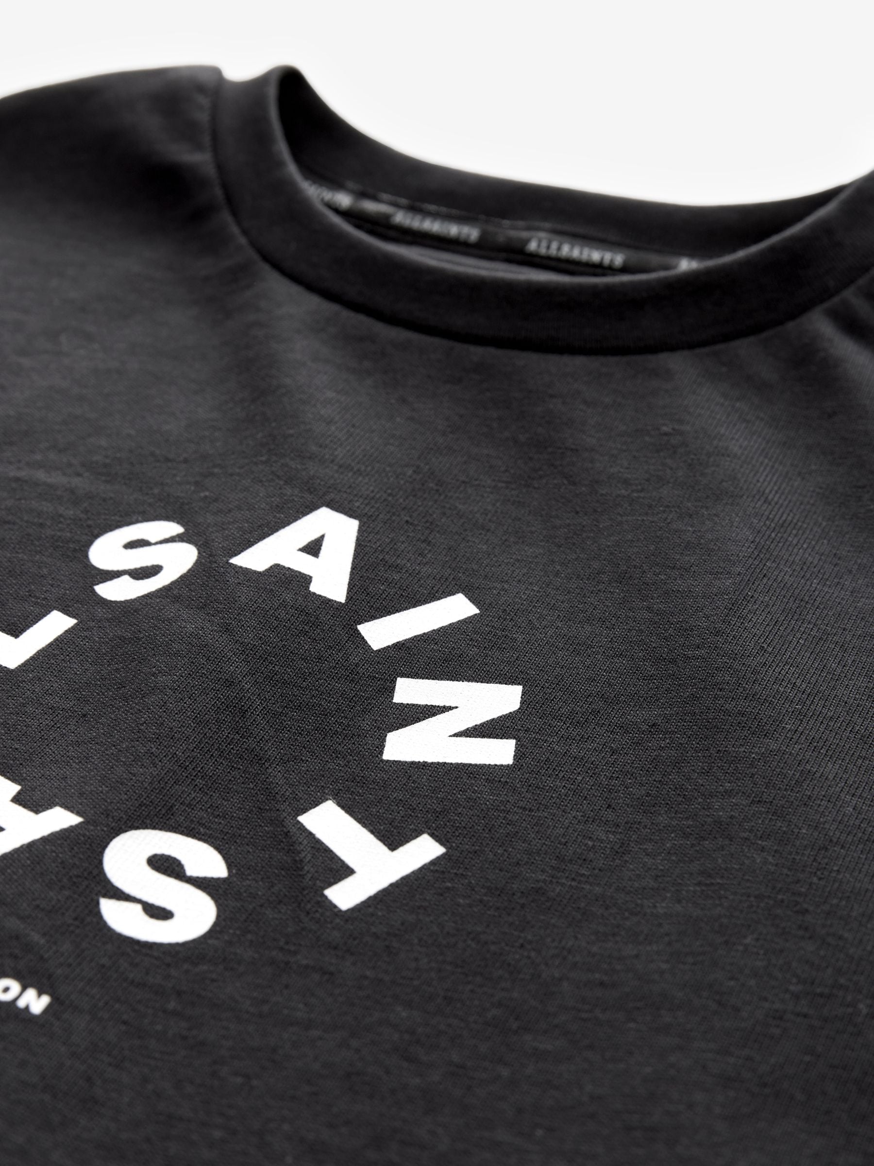Zwart - smALLSAINTS Oversized Tierra T-shirt met ronde hals en logo