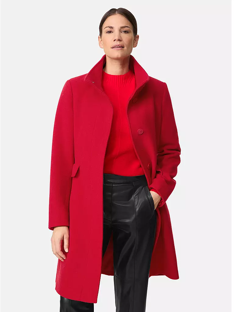GERRY WEBER Wollmantel rot