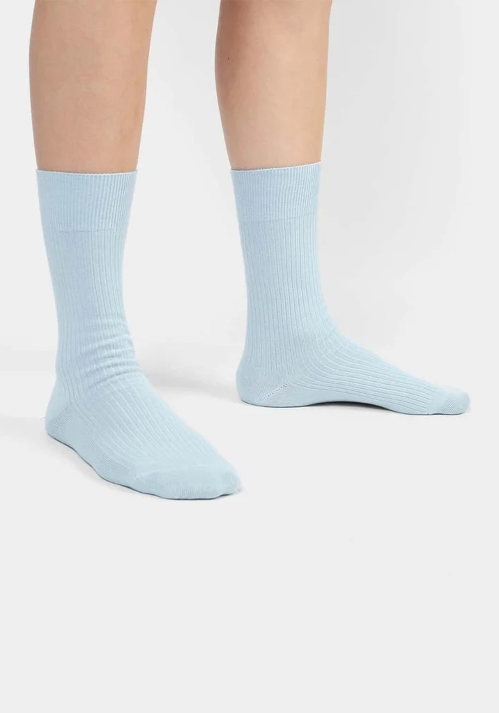 DillySocks Socken Ribbed Baby Blue