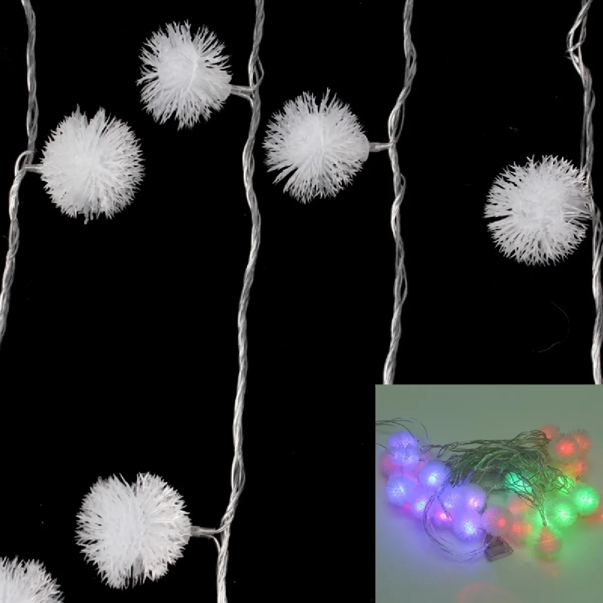 Wewoo Guirlande Pendentif 30 LED Div. Couleurs