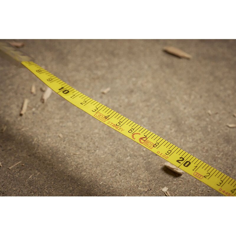 Mètre ruban en fibre de verre Stanley PowerWinder 30 m x 12,7 mm