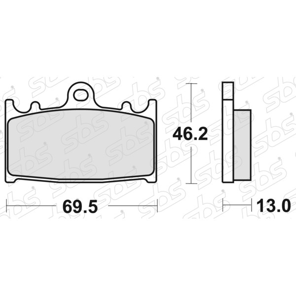 SBS - Plaquettes de frein 789 LS