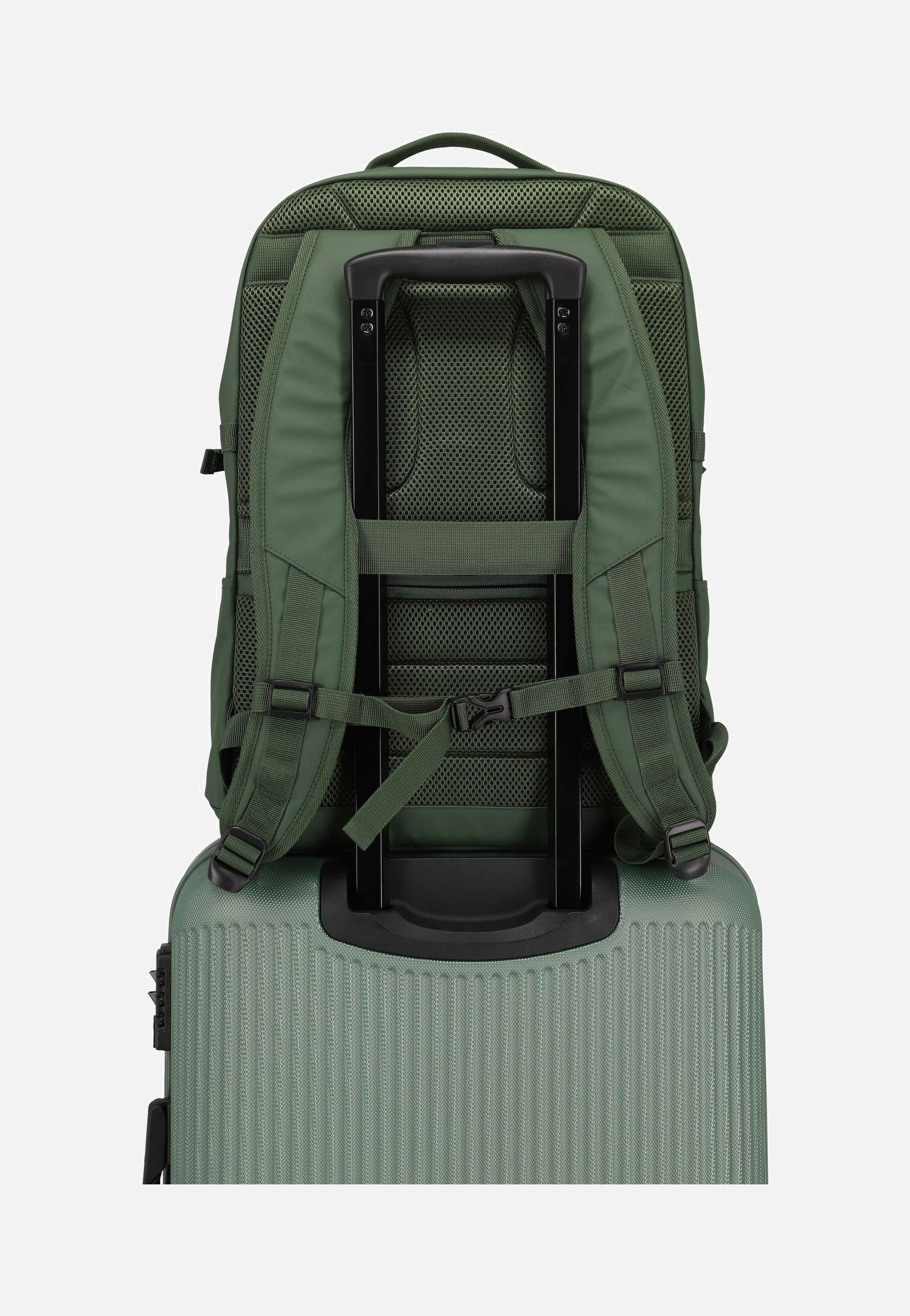 Basics Rollup Daypack Oliv - Rucksack