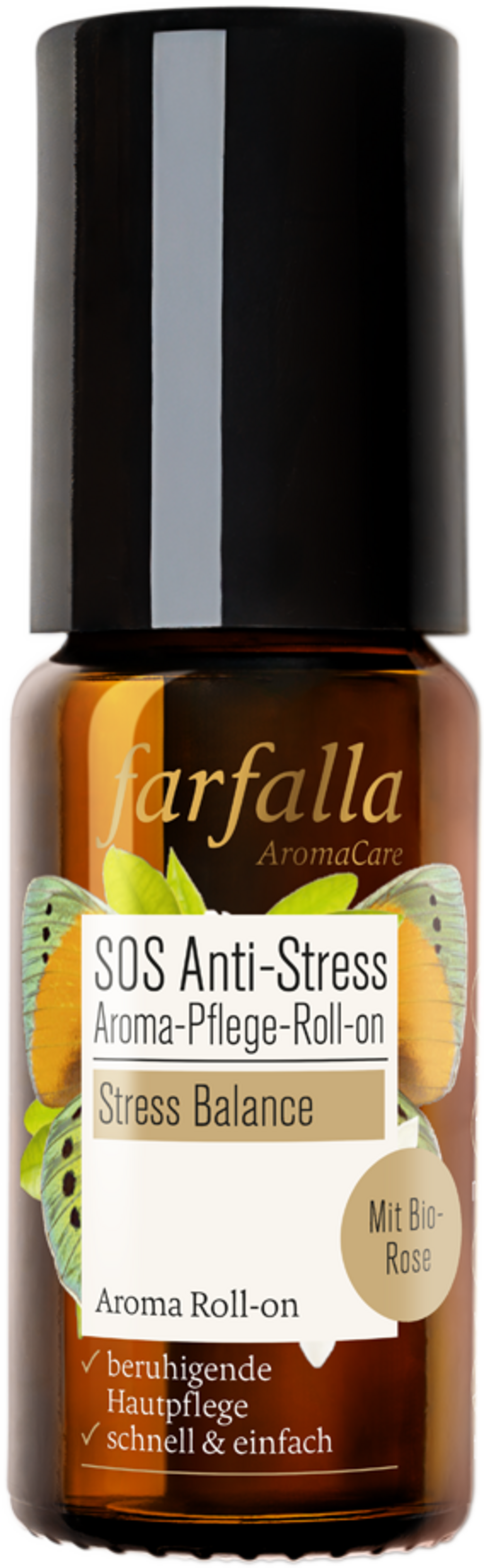 farfalla  Stress Balance Aroma Pflege Roll-on SOS Anti-Stress, 10 ml