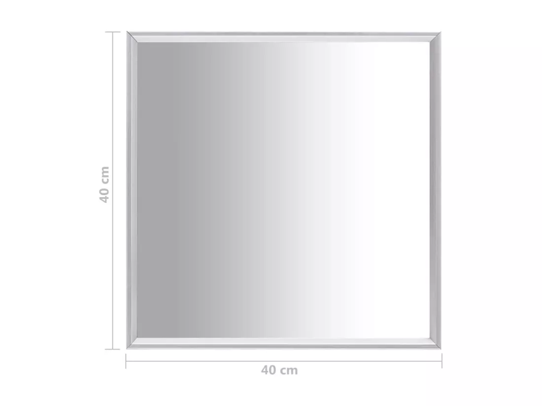 Miroir Argenté 40x40 cm