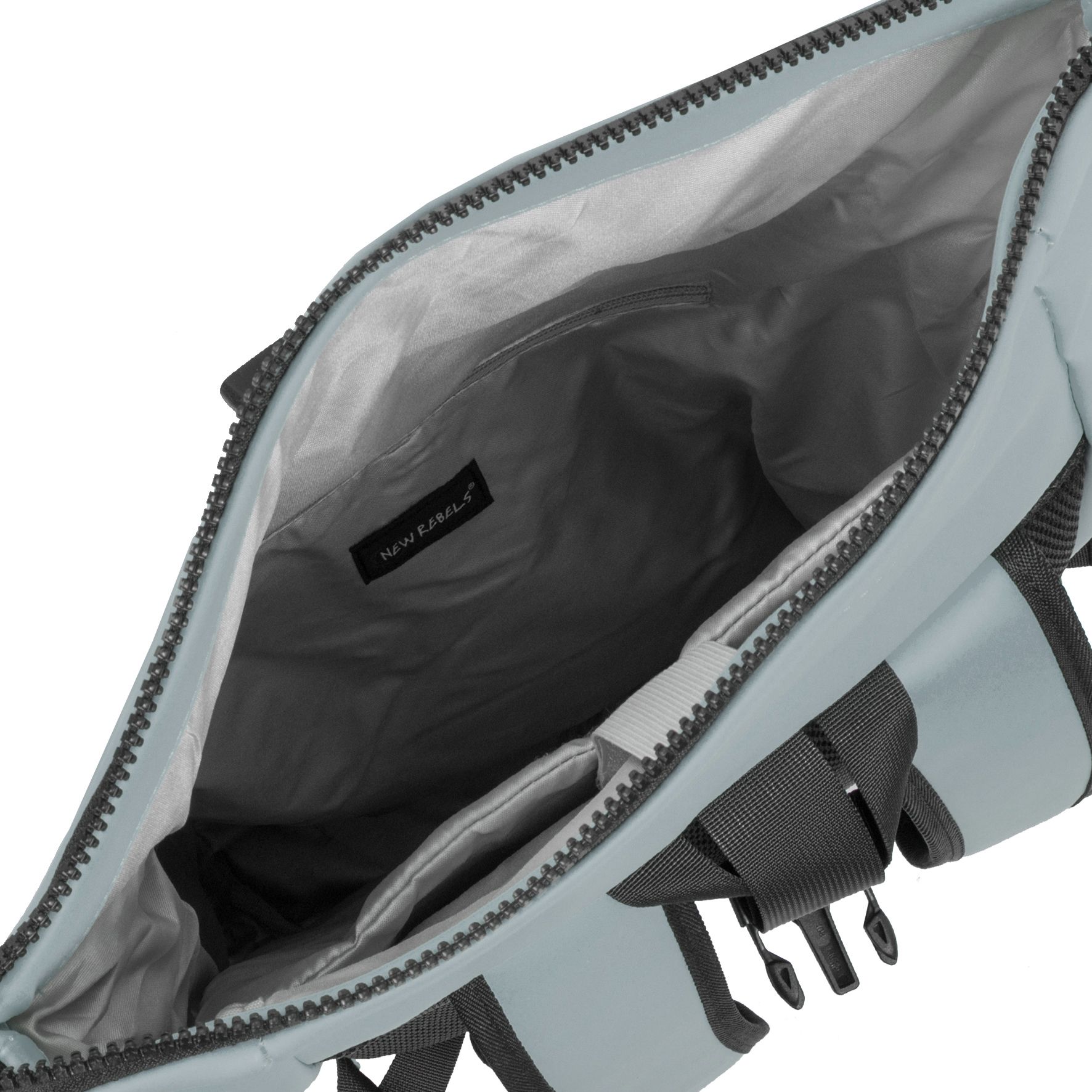 New Rebels Mart New York Rolltop Backpack Soft Blue