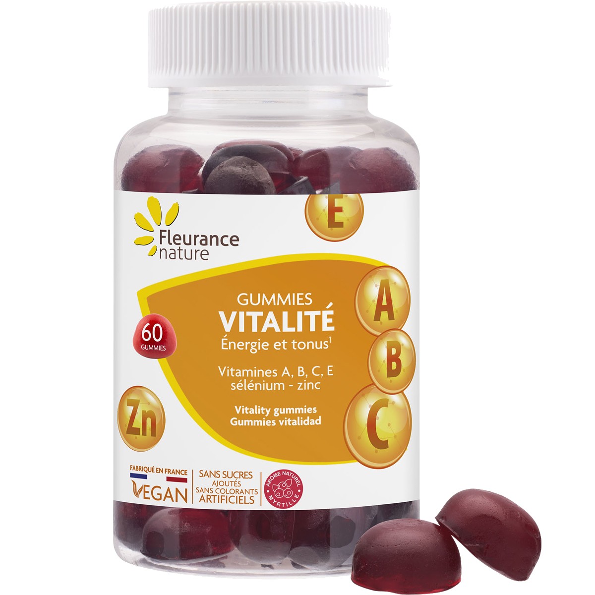 Gummies vitalité - Myrtille - 1 mois