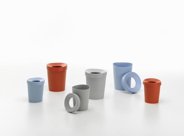 Vitra Happy Bin RE prullenbak large poppy red