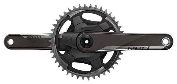 Pédalier Quarq Capteur de Puissance Sram Red D1 DUB 40 Dents 1x12V (sans boitier) Noir